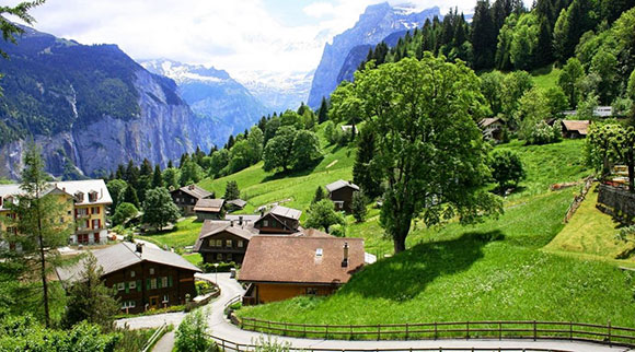 Thụy Sỹ có một ngôi làng bình yên giữa thiên nhiên - Thiên Tân Group